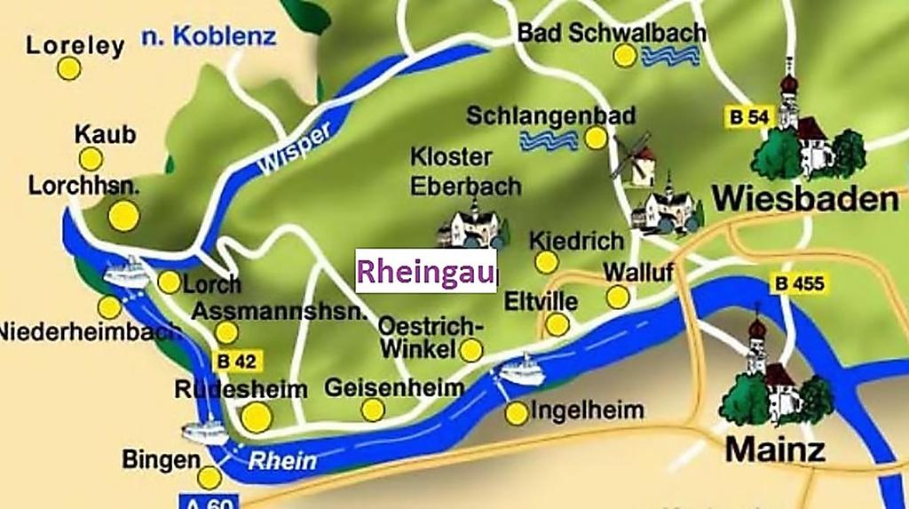 anbaugebiet = RHEINGAU 1 bereich o Johannisberg 10 großlagen o Burgweg-Rheingau o Daubhaus o Deutelsberg o Erntebringer o