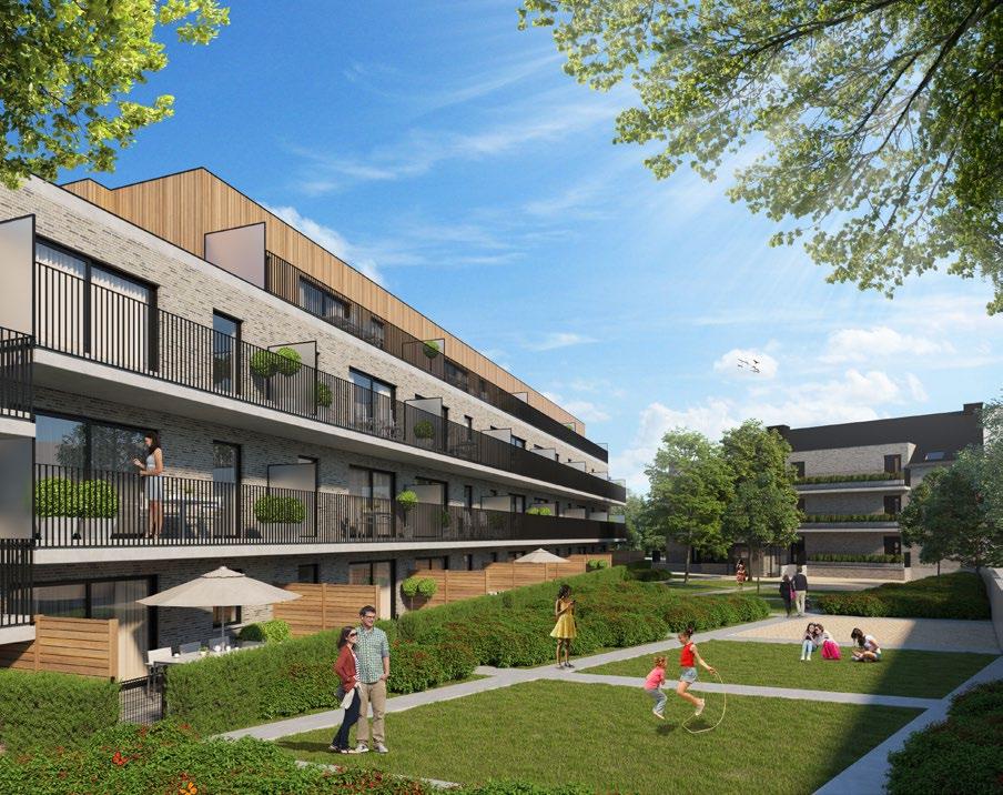 Zo goed als alle appartementen in het project Belleman beschikken over