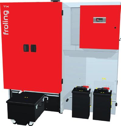 PE1 Pellet 7-35 kw TX Pellet 200-250 kw De nieuwe Fröling PE1 Pellet De compacte oplossing