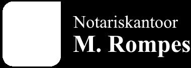 Mr. Monique M. Rens Waarnemend notaris/ estate planner Kandidaat notarissen: Mr. Ronald H. Schonenberg Mr. Marcel Rompes Raadhuisplein 19 2914 KM Nieuwerkerk aan den IJssel Website: www.rompes.