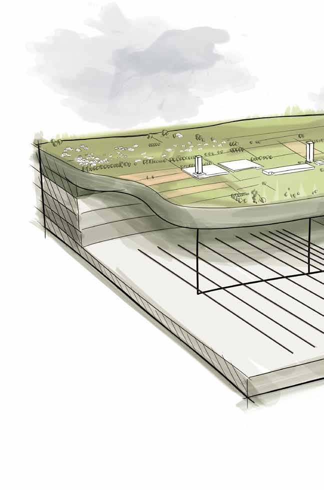 STAP VOORUIT IN BEHEER HOOGACTIEF EN/OF LANGLEVEND AFVAL We zijn gestart met de bouw van de installatie voor de productie van monolieten, later volgen de toegangscluster, de caissonfabriek, het