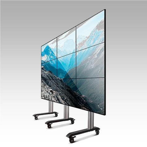 520,00 Video Wall vloerstandaard BT8370-3x3 (46-55 inch) Stevige standaard voor Video Wall 3x3 configuratie met flatscreens van 46 tot 55, belasting tot 50 kg per scherm verticale staander van