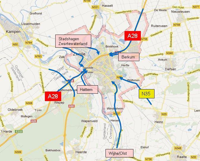 Herkomsten Voor de DVM visie is vooral gekeken naar belangrijke herkomsten vanuit de regio.