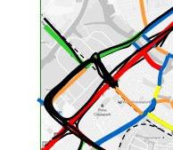 de kaarten voor de voorkeurroutes. Op basis van deze twee elementen moet besloten worden of de reguliere regelstrategie als basis kan dienen voor het scenario, of dat een aanpassing nodig is.