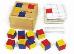 Hoe meer blokken er in het spel komen, hoe moeilijker het wordt de gekleurde vlakken op de juiste plaats te zetten.