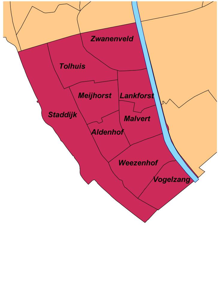 9. Dukenburg In Dukenburg is het aandeel bewoners met onveiligheidsgevoelens ongeveer even groot als in Nijmegen in totaal. Maar er zijn grote verschillen tussen de wijken.
