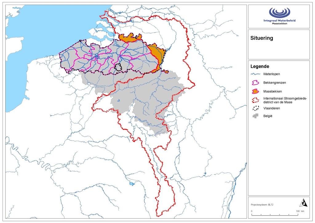 Kaart 1: Situering van het