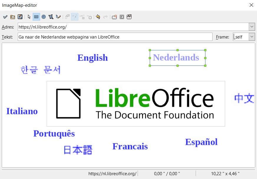 Een imagemap maken Een imagemap definieert gebieden van de afbeelding (genaamd hotspots) gerelateerd aan een URL (een web-adres of een bestand op de computer).