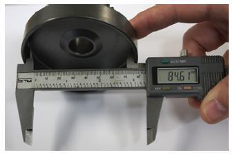 Minimale maat 24,10 mm De buitendiameter van de koppelingsdrum: Deze maat moet gemeten worden aan de voorkant van de drum. Dus niet aan de open kant van de drum.