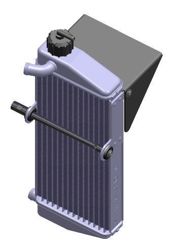 3.34 / Benzine pomp MIKUNI Membraam pomp. Type DF 44-210 Gemonteerd aan de onderkant van de luchtfilter steun. 3.