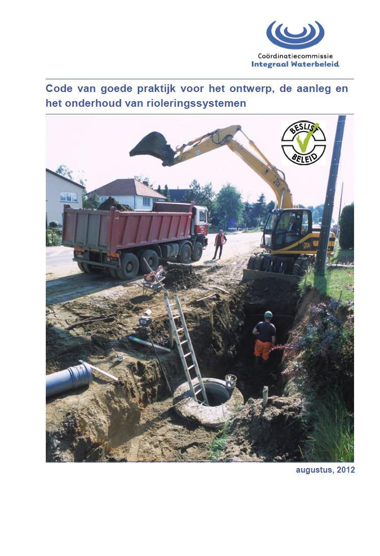 Fusie gemeenten >> TRP Richtlijnen voor het ontwerp en de berekening van rioolstelsel in Vlaanderen (AROL) Vlaamse waterzuiveringsmaatschappij (VWZ) Nieuwe Richtlijnen voor het ontwerp en de