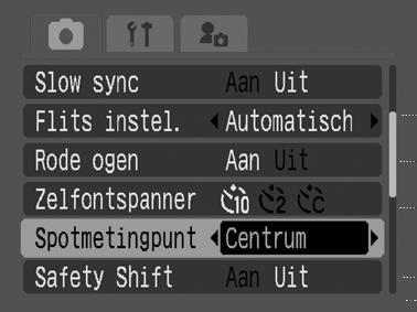 Verschillende methoden voor lichtmeting gebruiken Programmakeuzewiel Met lichtmeting wordt de helderheid van een onderwerp gemeten.