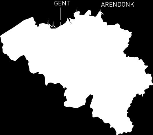 MIDDELKERKE mei-07 0,8 100% 0,8 BASTOGNE febr-09 6 60% 3,6 IEPER juli-09 4,6 100% 4,6 KALLO