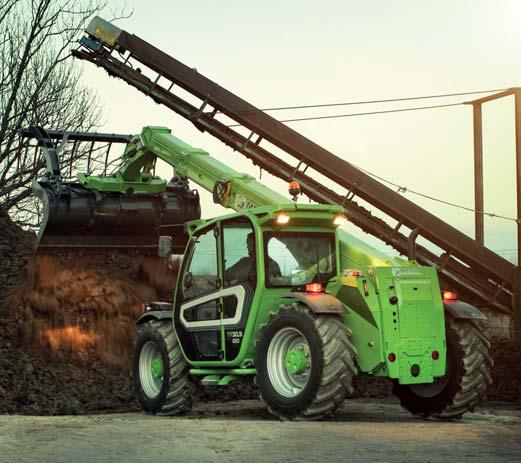 De verplaatsingsmechanismen zijn goed beschermd tegen schokken en de bestuurder kan de lading zeer nauwkeurig positioneren.