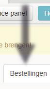 5. Bestellingen Klik op Bestellingen Kies voor