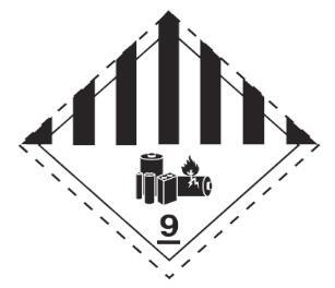 9A) Symbool (zeven verticale zwarte strepen in bovenste helft; in onderste helft verzameling
