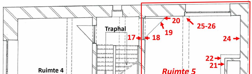 2.3.2 Ruimte 5 Ruimte 5 bevindt zich aan de achterzijde van het gebouw.