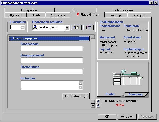 1-6 Afdrukken vanaf Windows- computers Als de knop Update (Bijwerken) niet wordt weergegeven, controleert u of tweerichtingscommunicatie is ingesteld, zoals wordt beschreven in de