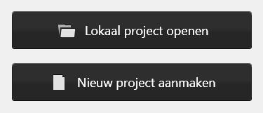 Het snelmenu biedt een selectie van veel gebruikte functionaliteiten weergegeven als iconen zodat u snel bepaalde handelingen binnen het productieprocess kunt verwerken. A.