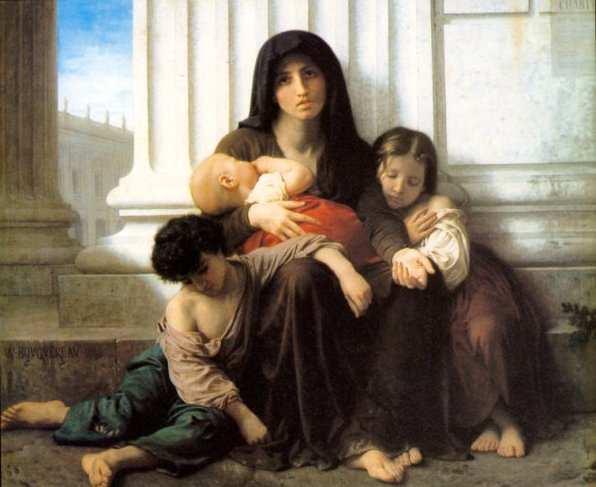 William-Adolphe BOUGUEREAU, Famille pauvre, 1865 2.1. Is er een probleem? Ja!