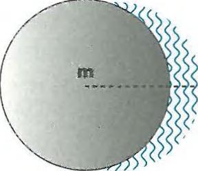 O p het aardoppervlak, aan de van de maan afgekeerde zijde, ontstaat zo een 'berg ' van w ater ten gevolge van de centrifugale kracht (uitgeoefend op aarde/m aan).