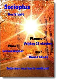 Week van 19/10/2015 tot 23/10/2015 AANDACHTSPUNTEN 1. Groenploeg A-K-L-N: 4BAK1 (klassenleraar: Kr. Van den Broeck) B-H-V: 4OFRE1 (klassenleraar: T. Heirweg) 2.