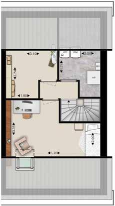 HALFVRIJSTAANDE WONING L TYPE B3 KAVEL 11 Van dit type is er maar één. Met deze halfvrijstaande woning kijk je duurzaam uit op een groene entree.