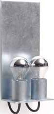 2x60w E27 Zinc (available on request) 3.7565.