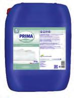 PRIMA Systeem automatische dosering Vloeibaar bleekmiddel op basis van actief chloor Ideaal voor het verwijderen van extreem hardnekkige, bleekbare verontreiniging Voor helder wit en schoon textiel