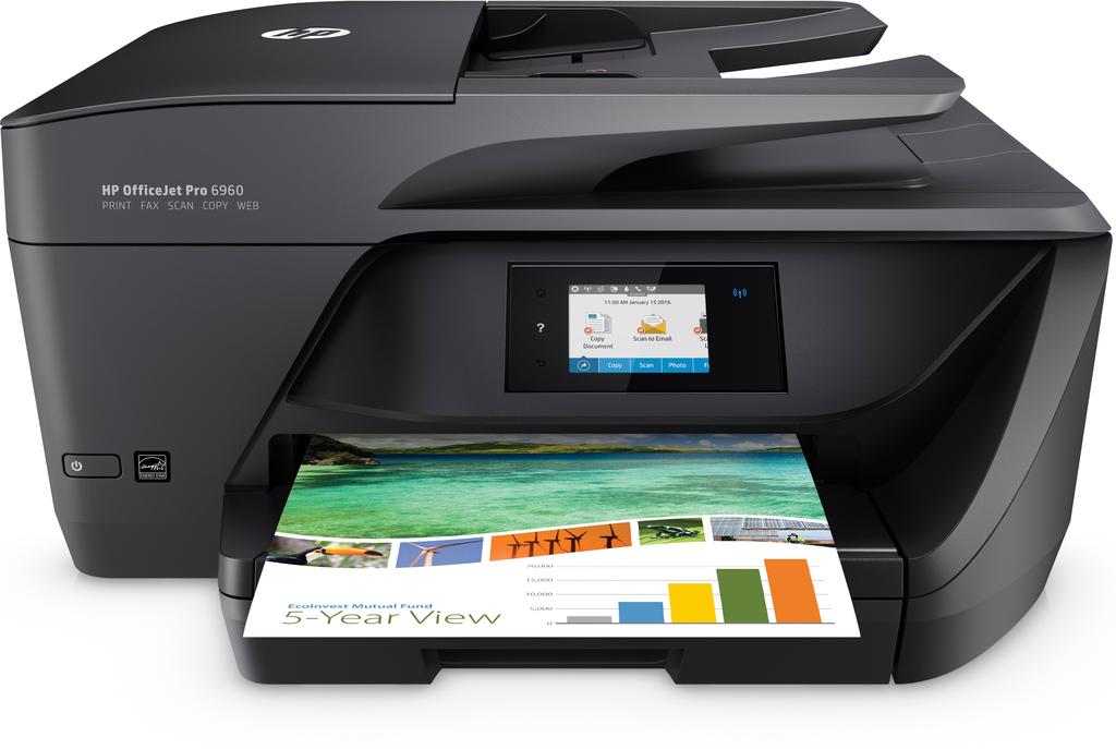 HP OFFICEJET PRO 6960 AIO Artikelcode : ITHPOJ6960V2 HP OfficeJet Pro 6960. Printtechnologie: Thermische inkjet, Printen: Afdrukken in kleur.