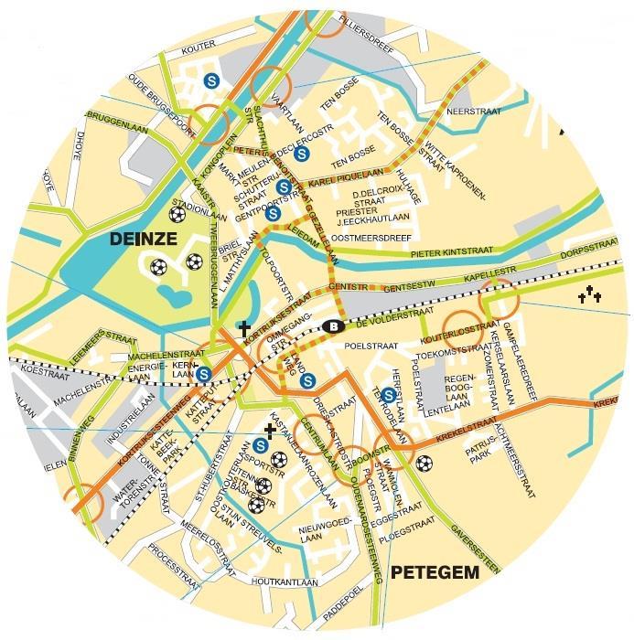 2 MET DE FIETS Een schoolroutekaart, die de veiligste fietstrajecten aangeeft, kan u downloaden van de