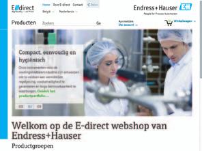 E-direct op het Internet Dankzij de E-direct webshop heeft u op elk moment toegang tot alle details van de E-direct producten.