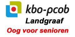 Nieuwsbrief 23 maart 2018 De volgende KBO-PCOB-Ledenmagazine met nieuwsbrief ontvangt U omstreeks 24 april 2018 Heeft u het Ledenmagazine niet ontvangen neem dan contact op met Sjef Jonker Tel: