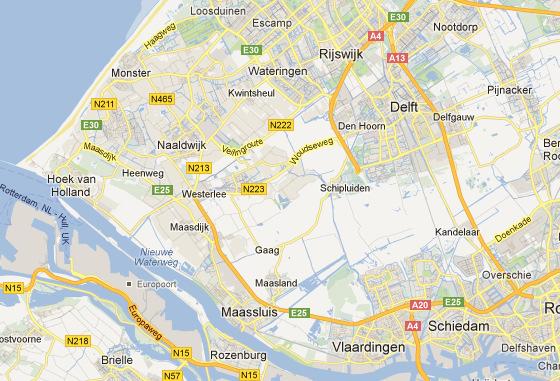 De ELO-regio in 2012 ELO werkt in Delft, Hoek van Holland, Maassluis, Midden-Delfland, Pijnacker-Nootdorp, Schiedam, Vlaardingen en Westland.