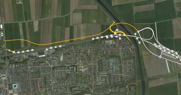 Noordelijke Parallelstructuur Waalwijk (Bron: NRD, 2015) Westelijke Randweg Drunen De nieuwe en volledige aansluiting 40 biedt kansen voor een verbetering van de ontsluiting van zowel Waalwijk als