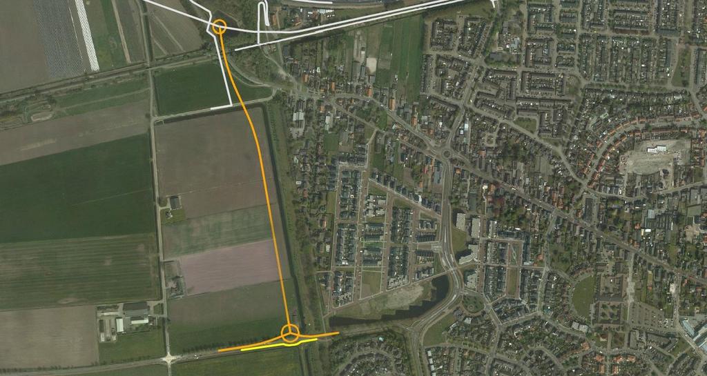 Westelijke Randweg Drunen (Bron: NRD, 2015) Doortrekken Spoorlaan (aansluiting 40 - Kastanjelaan-West te Drunen) De Spoorlaan vormt in Drunen een parallelweg ten zuiden van de A59.
