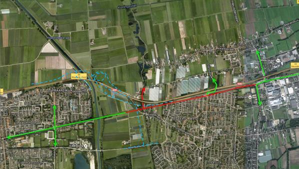 Fietsverkeerroutes Waalwijk-Oost / Drunen-West (Bron: MER, 2017) 3.