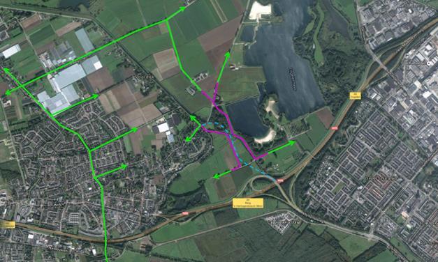 Landbouwverkeerroutes Vlijmen-Oost (Bron: MER, 2017) 3.4.7 Recreatie De fietsroutes bij Vlijmen Oost blijven intact.