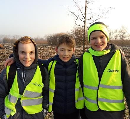 Wij maakten dus een groot deel uit van dit toekomstig bos.