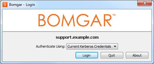 Maar als uw beheerder een Kerberos server heeft geconfigureerd voor eenmalige aanmelding, dan kunt u op de console inloggen zonder uw inloggegevens in te voeren.