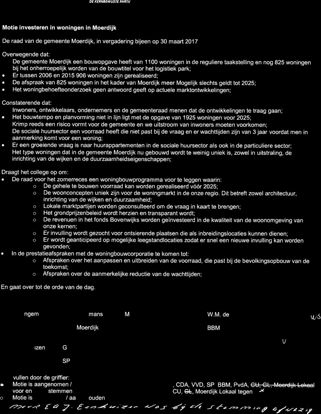 CDA Moerdijk..:.1.', '.,,:..)....' \,... // -;:.,,. t ) o'ñenràrukéti r MOERÐlJK:. OÊ,$RNEEWUS!6 PAßIU Burger 8elðnEeô ltætdrirk GROEN LINKS SP.