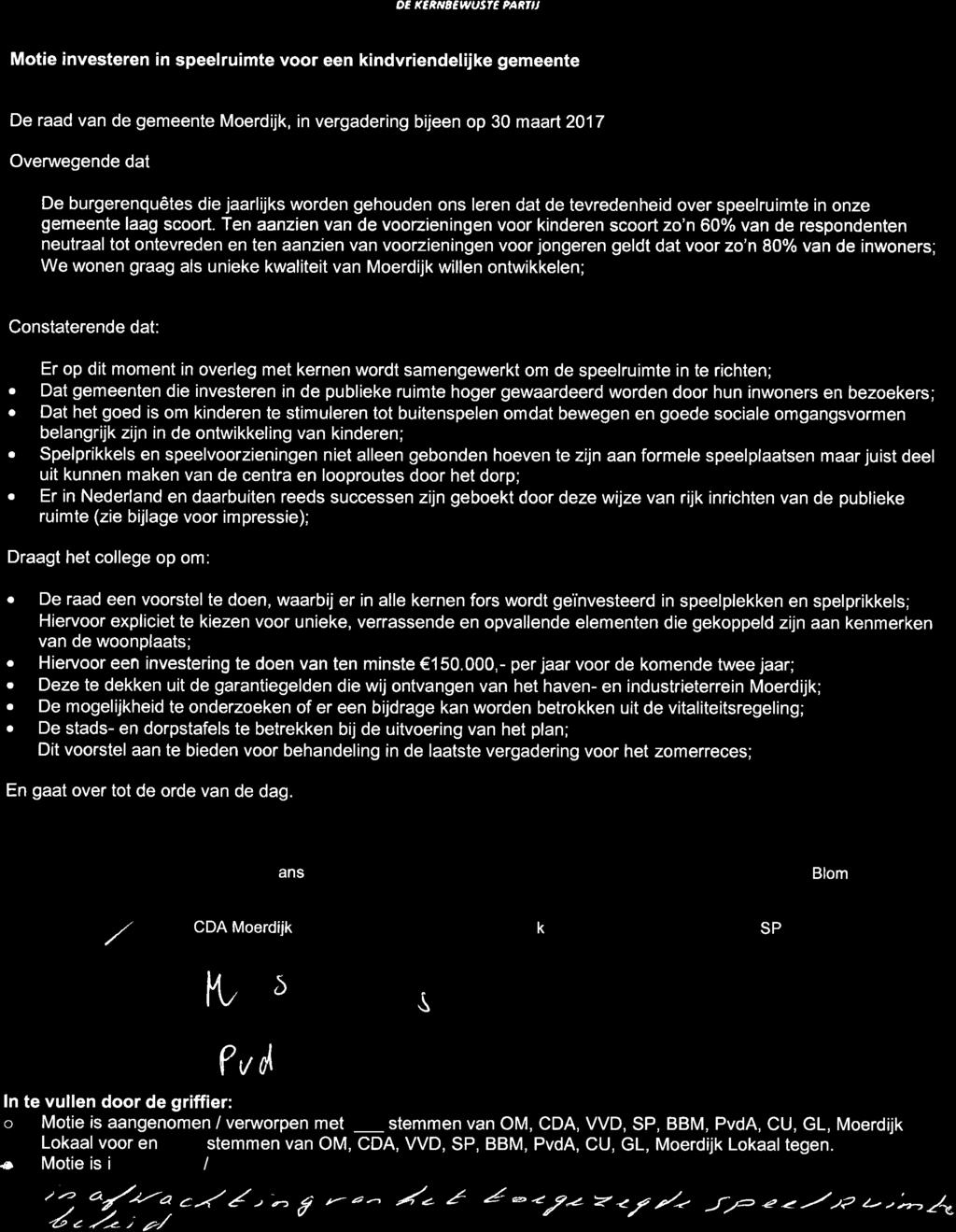 gehouden ons leren dat de tevredenheid over speelruimte in onze gemeente laag scoort.