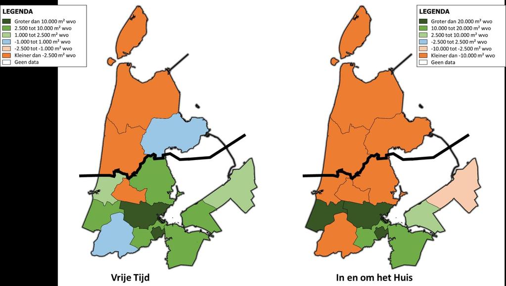 76 0 GEVESTIGDE WINKELAANBOD EN LEEGSTAND Winkelaanbod per gemeente (in m² wvo) Leegstand (in % van het totale m² wvo)