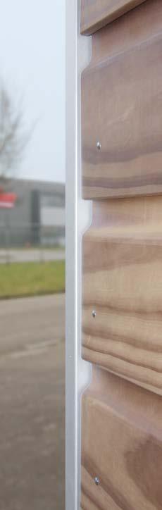 Bijpassende accessoires Voor de juiste verwerking en het mooiste eindresultaat zijn de volgende bijpassende (Alure) accessoires beschikbaar: ModiWood Nagel 200 stuks per doos Verkrijgbaar in RAL