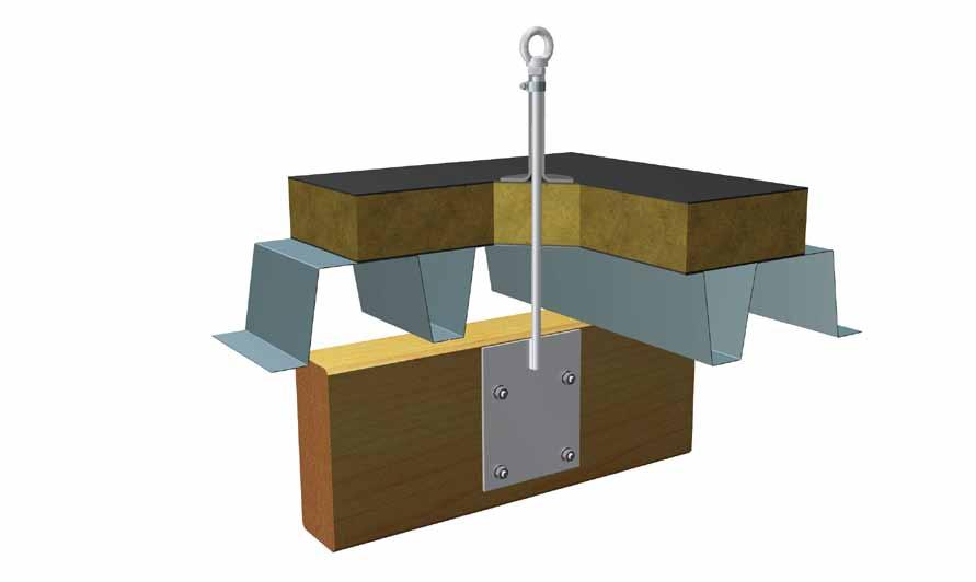 LUX-top ASP EV 6 t y p e ASP Ankerpunt voor zijwaartse bevestiging op beton min.c20/25 (B25) of hout (GL 24 bzw. BS 11).