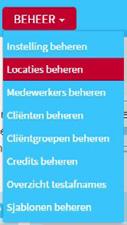 locaties? In dat geval is het handig om deze direct in te voeren.