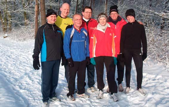 Marlou sloot als laatste de rij. De diehards van de zondagochtendgroep waren compleet.