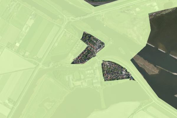 Landbouwgebied Binnen het landbouwgebied worden twee gebieden onderscheiden: gebied voor landbouw op grote schaal en gebied voor gecombineerde landbouw.