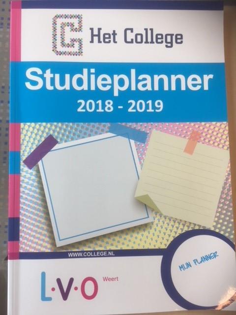 Studieplanner leren leren - Studieplanner voor alle leerlingen van het 1 e en 2 e leerjaar Atheneum en Gymnasium -