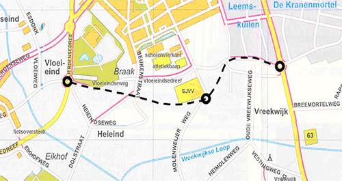 Deurne Zuidelijke Randweg (50 km/h) waardoor Fabrieksstraat minder vracht krijgt